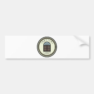 Pegatina Para Coche ¡Obturadores cerrados!