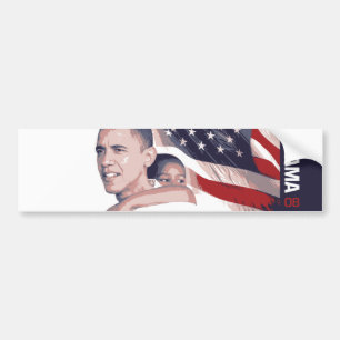 Pegatina Para Coche Ocasión del ´ el 08% el pipe% de Obama para el