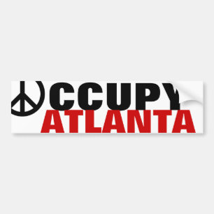 PEGATINA PARA COCHE OCCUPY ATLANTA