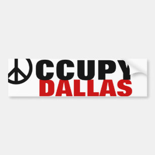 PEGATINA PARA COCHE OCCUPY DALLAS