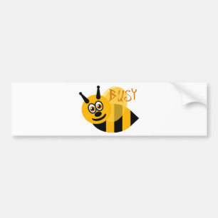 Pegatina Para Coche Ocupado manosee la abeja linda