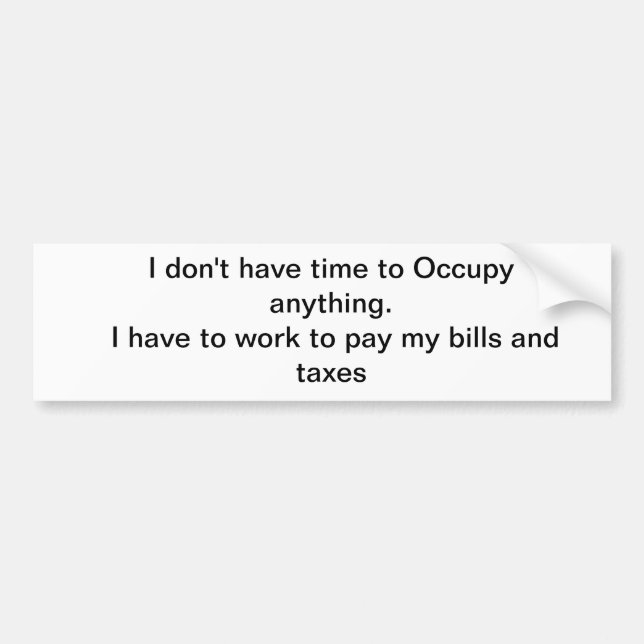 Pegatina Para Coche ¿Ocupe? (Frente)