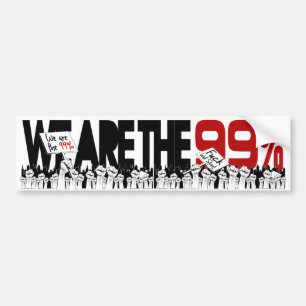 Pegatina Para Coche Ocupe Wall Street - somos los 99%