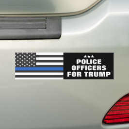 Pegatina Para Coche Oficiales De Policía Para Las Elecciones De Trump 