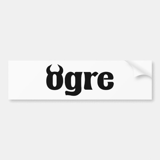 Pegatina Para Coche Ogre (Frente)