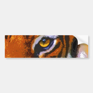 PEGATINA PARA COCHE OJO DEL TIGRE