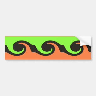 Pegatina Para Coche ola colorida