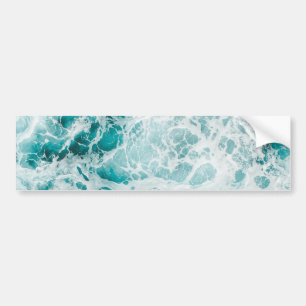 Pegatina Para Coche Ola de Océano Azul