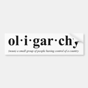 Pegatina Para Coche Oligarquía