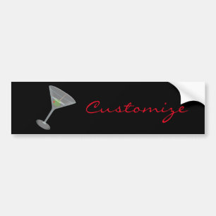 Pegatina Para Coche Oliva sucia Martini Thunder_Cove
