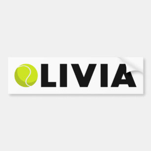 Pegatina Para Coche Olivia Tennis