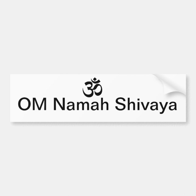 Pegatina Para Coche OM Namah Shivaya (Frente)