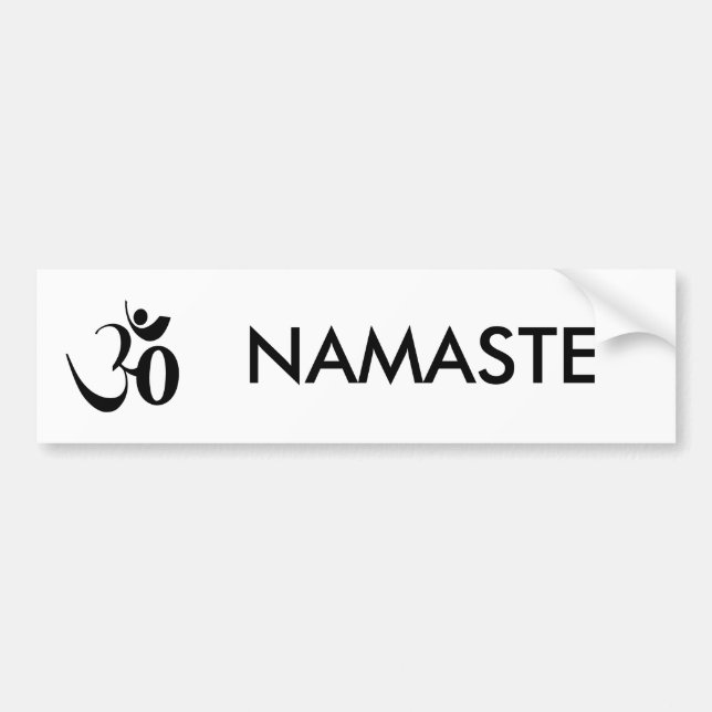 Pegatina Para Coche Om Yoga Meditación (Frente)