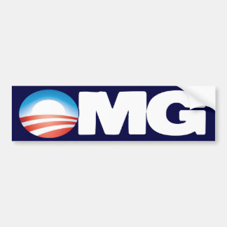 Pegatina Para Coche OMG Obama anti