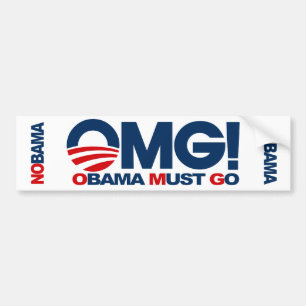 Pegatina Para Coche ¡OMG! Obama debe ir