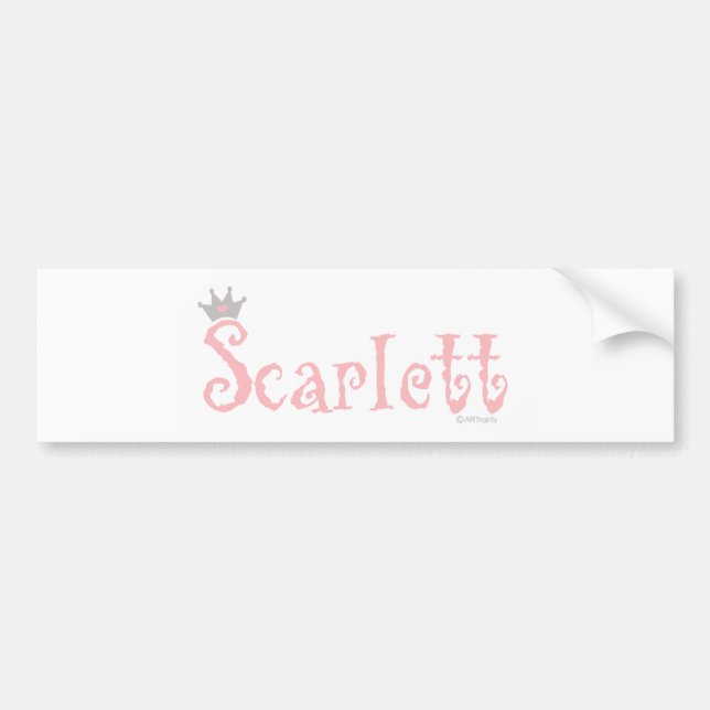 Pegatina Para Coche ONEderful Scarlett (Frente)