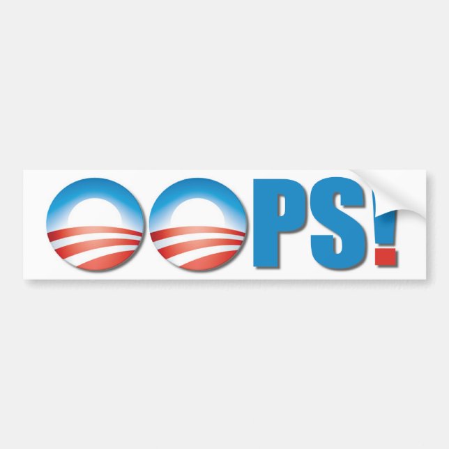 PEGATINA PARA COCHE ¡OOPS! (Frente)