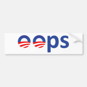 Pegatina Para Coche ¡Oops! Obama