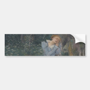 Pegatina Para Coche Ophelia (mujer que llora) (por Jules Bastien-Lepag