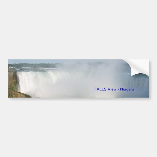 Pegatina Para Coche Opinión de las caídas: Niágara los E.E.U.U. Canadá (Frente)