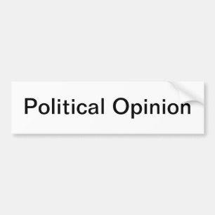Pegatina Para Coche Opinión política