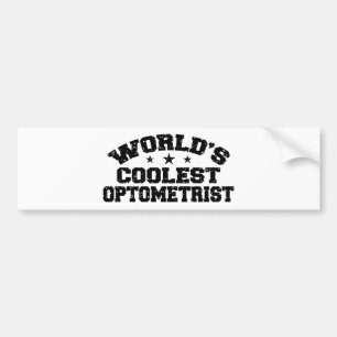 Pegatina Para Coche Optometrista más fría del mundo