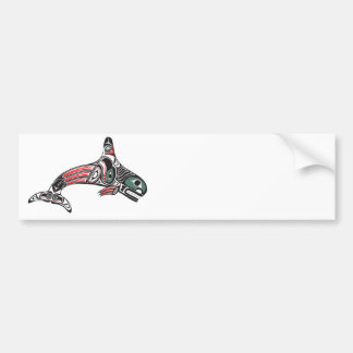 Pegatina Para Coche Orca y Eagle del Tlingit
