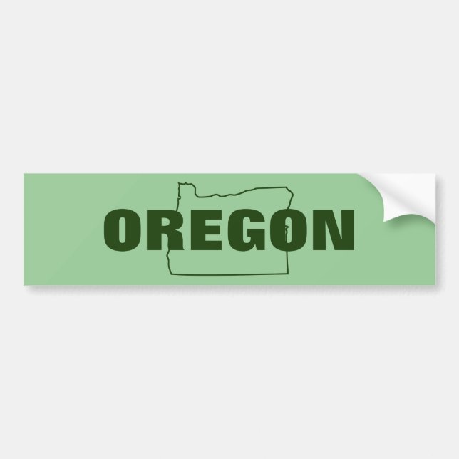 Pegatina Para Coche Oregon (Frente)