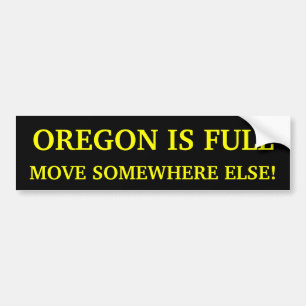 Pegatina Para Coche ¡Oregon es movimiento completo en alguna parte