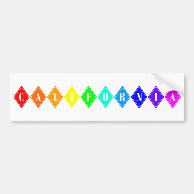 Pegatina Para Coche orgullo de California (Frente)
