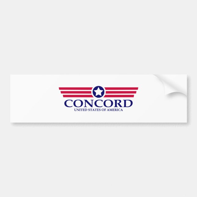Pegatina Para Coche Orgullo de Concordia NH (Frente)