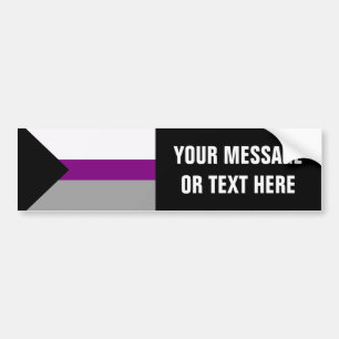 Pegatina Para Coche Orgullo de Demisexual