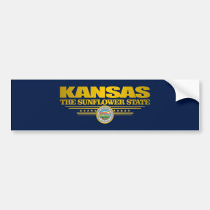 Pegatina Para Coche Orgullo de Kansas