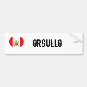 Pegatina Para Coche Orgullo de Perú (orgullo)