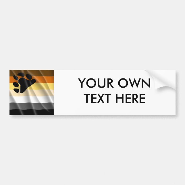 PEGATINA PARA COCHE ORGULLO DEL OSO (Frente)