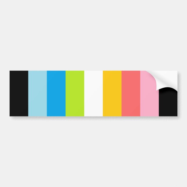 Pegatina Para Coche Orgullo gay (Frente)