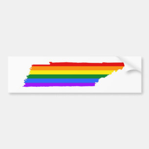 Pegatina Para Coche Orgullo Gay de Tennessee
