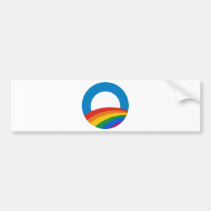 Pegatina Para Coche Orgullo gay Obama