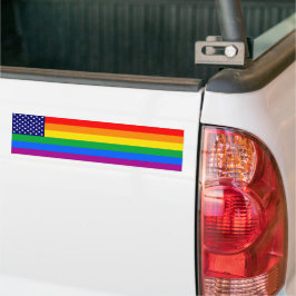 Pegatina Para Coche Orgullo Gaymericano