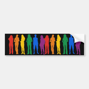 PEGATINA PARA COCHE ORGULLO LESBIANO