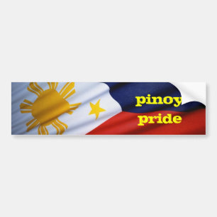 Pegatina Para Coche orgullo pinoy