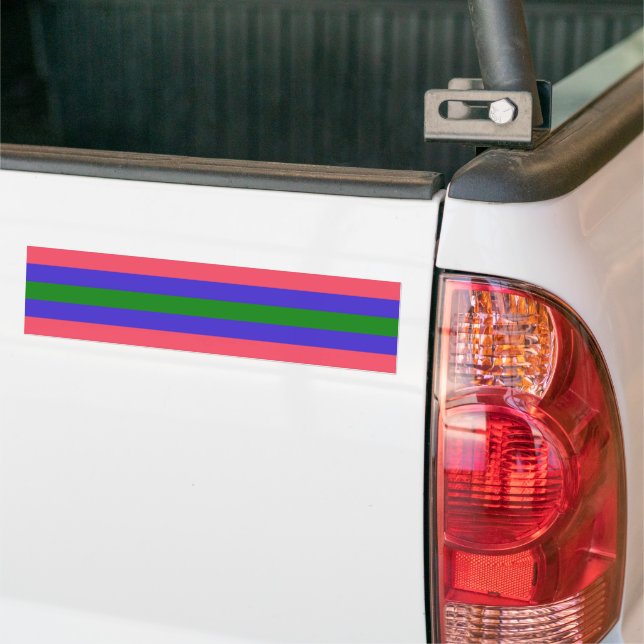 Pegatina Para Coche Orgullo trisexual (En Camión)