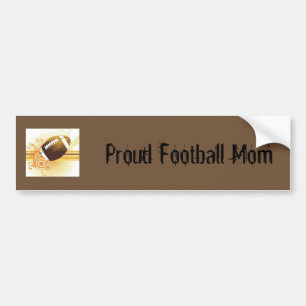 Pegatina Para Coche Orgullosa Madre de Fútbol