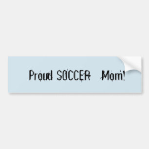 Pegatina Para Coche ¡Orgullosa Mamá de Fútbol!