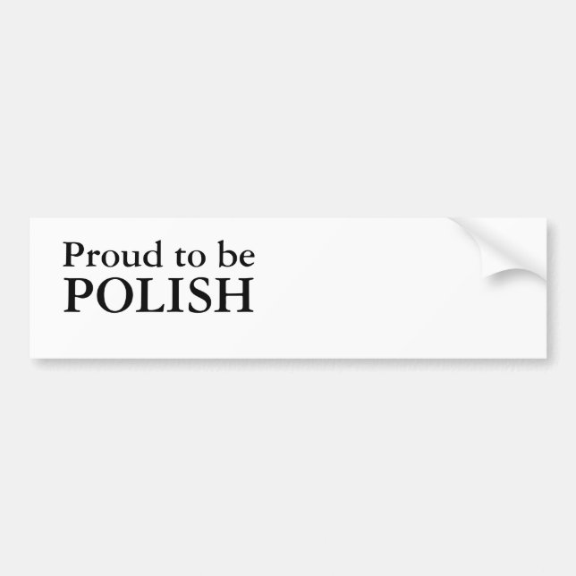 Pegatina Para Coche Orgulloso (Frente)