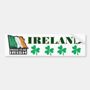 Pegatina Para Coche Orgulloso-a-beIRISH