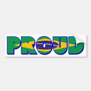 Pegatina Para Coche Orgulloso brasilen@o
