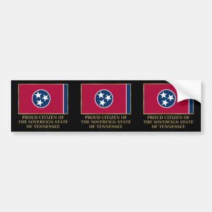Pegatina Para Coche Orgulloso ciudadano de Tennessee