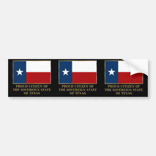 Pegatina Para Coche Orgulloso ciudadano de Texas