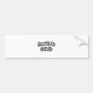 Pegatina Para Coche Orgulloso De Ser Católico